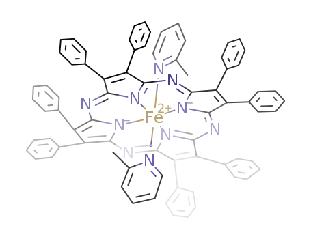 Fe(octaphenyltetraazaporphinate)(2-methylpyridine)2