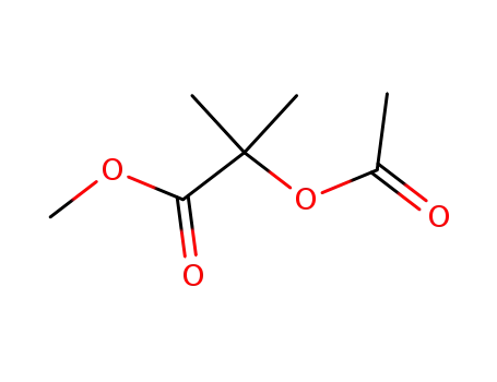 Molecular Structure of 57865-37-9 (methyl 2-(acetyloxy)-2-methylpropanoate)
