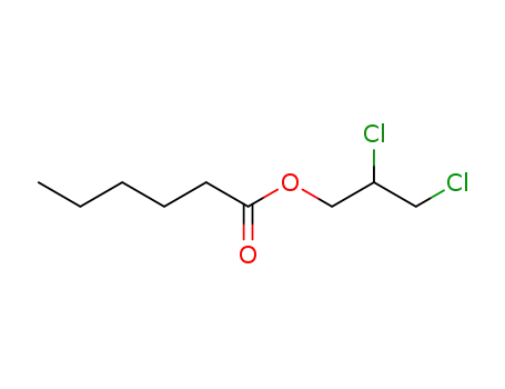 Molecular Structure of 88606-61-5 (Hexanoic acid, 2,3-dichloropropyl ester)