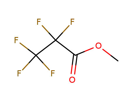 Molecular Structure of 378-75-6 (Methyl pentafluoropropionate)
