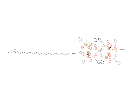 [HNMe2(n-octadecyl)][((c-C5H9)7Si7O10(SiMe3)(O)2)2aluminum]