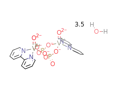 ([(2,2'-bipyridine)(VO)2]2(μ-P2O7)]*3.5H2O)