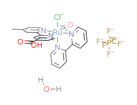 cis-carbonylchloro-(2,2'-bipyridine)(4'-methyl-2,2'-bipyridine-4-carboxylic acid)ruthenium(II) hexafluorophosphate hydrate