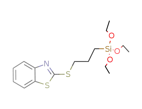 Molecular Structure of 105923-28-2 (Benzothiazole, 2-[[3-(triethoxysilyl)propyl]thio]-)