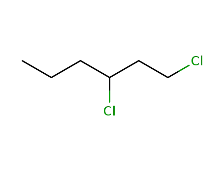 Molecular Structure of 56375-88-3 (1,3-Dichlorohexane)