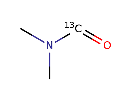 Molecular Structure of 32488-43-0 (N,N-DIMETHYLFORMAMIDE (CARBONYL-13C1))