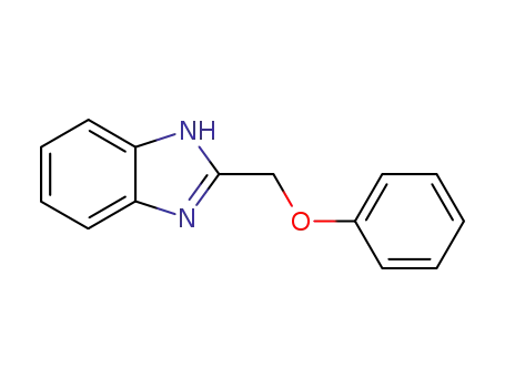 Molecular Structure of 6637-29-2 (2-(phenoxymethyl)-1H-benzimidazole hydrochloride)
