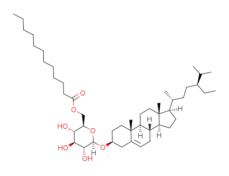 (3β)-stigmast-5-en-3-yl 6-O-dodecanoyl-β-D-glucopyranoside