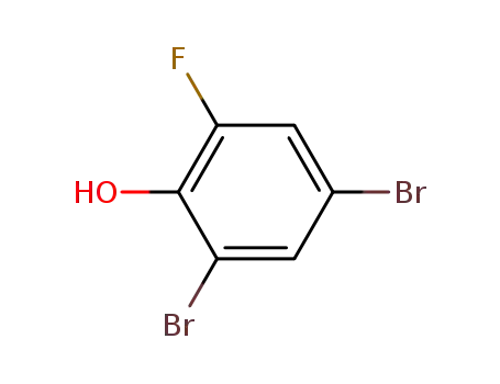 2,4-Dibromo-6-fluorophenol cas no. 576-86-3 98%