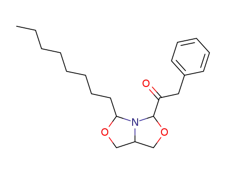 1-aza-3,7-dioxa-2-phenylacetyl-8-octylbicyclo[3.3.0]octane