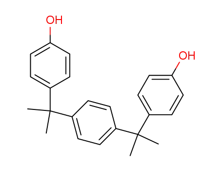 Molecular Structure of 2167-51-3 (ALPHA,ALPHA'-BIS(4-HYDROXYPHENYL)-1,4-DIISOPROPYLBENZENE)