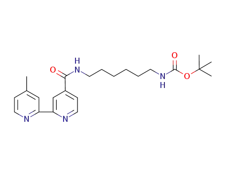 tert-butyl (6-(4’-methyl-[2,2’-bipyridine]-4-carboxamido)hexyl)carbamate