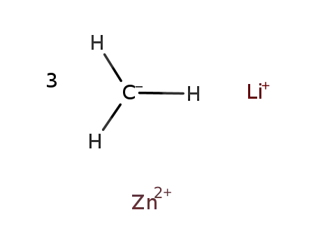 Li(1+)*Zn(2+)*3CH3(1-)=LiZn(CH3)3