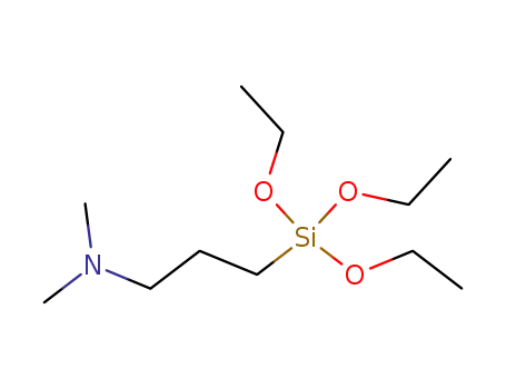 Molecular Structure of 43108-00-5 (1-Propanamine, N,N-dimethyl-3-(triethoxysilyl)-)