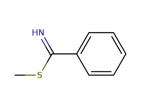Molecular Structure of 40780-81-2 (Benzenecarboximidothioic acid, methyl ester)