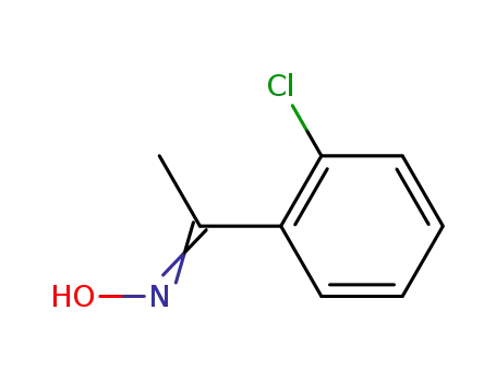 Molecular Structure of 7147-44-6 (1-(2-chlorophenyl)-N-hydroxyethanimine)