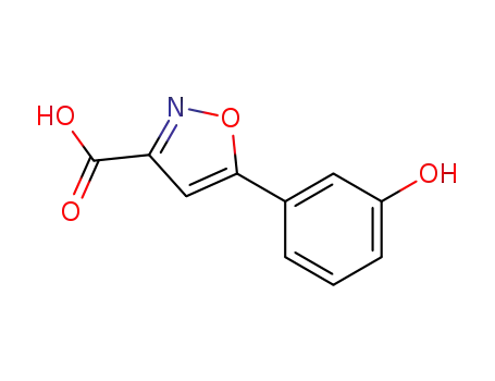 5-(3-히드록시페닐)이속사졸-3-카르복실산(염분 데이터: 무료)