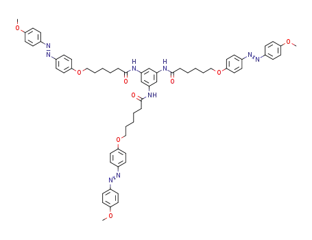 1,3,5-tris{[6-[4-[(4-methoxyphenyl)azo]phenoxy]hexanoyl]amino}benzene