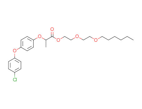 Propanoic acid, 2-[4-(4-chlorophenoxy)phenoxy]-,  2-[2-(hexyloxy)ethoxy]ethyl ester