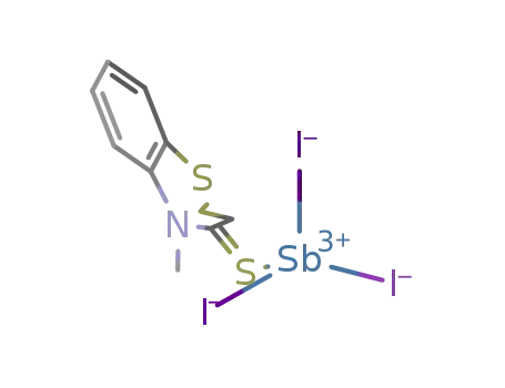 ([Sb(iodide)3(N-methylbenzothiazole-2-thione)])n