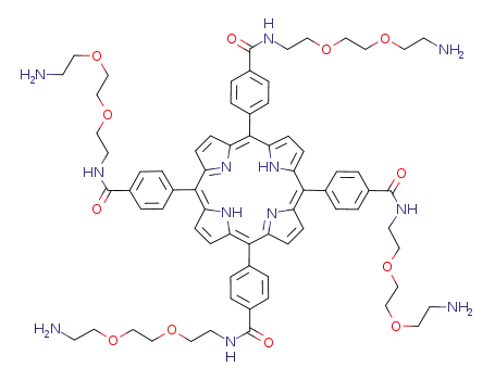 meso-tetrakis-[4-(aminoethoxy-ethoxyethyl-aminocarbonyl) phenyl] porphyrin