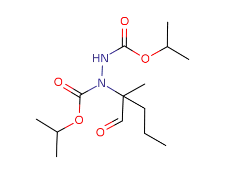 (+)-2-[N,N'-bis(isopropanoxycarbonyl)hydrazino]-2-(n-propyl)-propionaldehyde