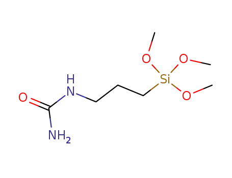 Molecular Structure of 23843-64-3 (1-[3-(Trimethoxysilyl)propyl]urea)