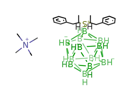 tetramethylammonium S,S-bis(1-phenypropan-2-yl)sulfonio-undecahydro-closo-dodecaborate