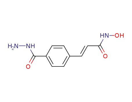 Molecular Structure of 1223593-76-7 ((E)-3-(4-(hydrazinecarbonyl)phenyl)-N-hydroxyacrylaMide)