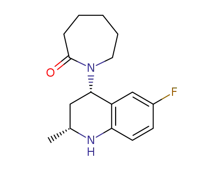 cis-1-(6-fluoro-2-methyl-1,2,3,4-tetrahydroquinoline-4-yl)azepan-2-one