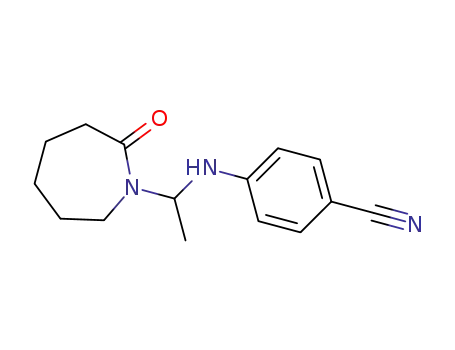 4-(1-(2-oxoazepan-1-yl)ethylamino)benzonitrile