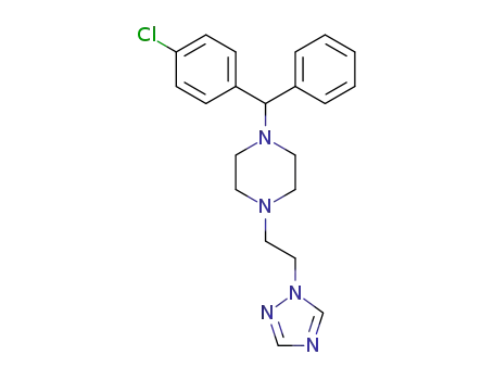 1-[(4-chlorophenyl)(phenyl)methyl]-4-[2-(1H-1,2,4-triazole-1-yl)ethyl]piperazine