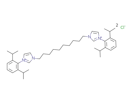 1,1'-di(2,6-diisopropropylphenyl)-3,3'-(1,10-decanediyl)diimidazolium dichloride