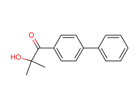 Molecular Structure of 7472-38-0 (1-(biphenyl-4-yl)-2-hydroxy-2-methylpropan-1-one)