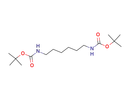 Molecular Structure of 16644-54-5 (1,6-Bis(tert-butoxycarbonylamino)hexane)