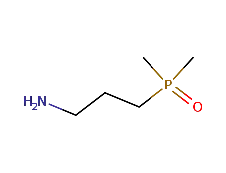 Molecular Structure of 35790-17-1 (1-Propanamine, 3-(dimethylphosphinyl)-)