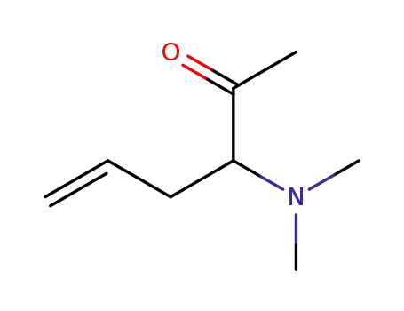 Molecular Structure of 60416-73-1 (5-Hexen-2-one, 3-(dimethylamino)- (9CI))