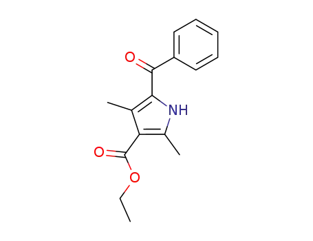 1H-Pyrrole-3-carboxylic acid, 5-benzoyl-2,4-dimethyl-, ethyl ester