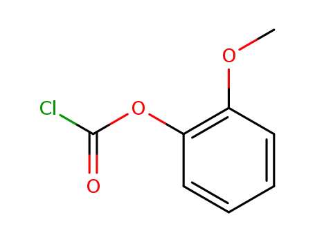 Molecular Structure of 2293-75-6 (2-METHOXYPHENYL CHLOROFORMATE)
