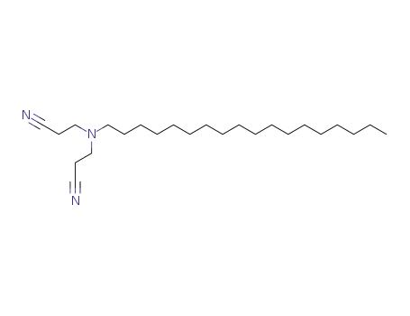 Molecular Structure of 1555-64-2 (Propanenitrile, 3,3'-(octadecylimino)bis-)