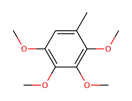 Molecular Structure of 35896-58-3 (2,3,4,5-Tetramethoxytoluene)