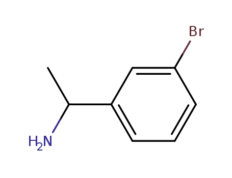 Molecular Structure of 74877-08-0 (1-(3'-BROMOPHENYL)ETHYLAMINE)