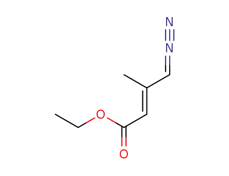 (E)-4-diazo-3-methylbut-2-enoic acid ethyl ester