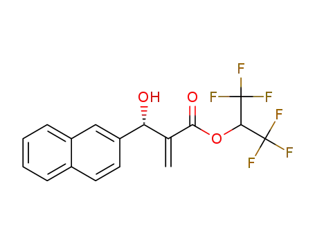 1,1,1,3,3,3-hexafluoropropan-2-yl (S)-3-hydroxy-2-methylene-3-(naphthalen-2-yl)-propanoate