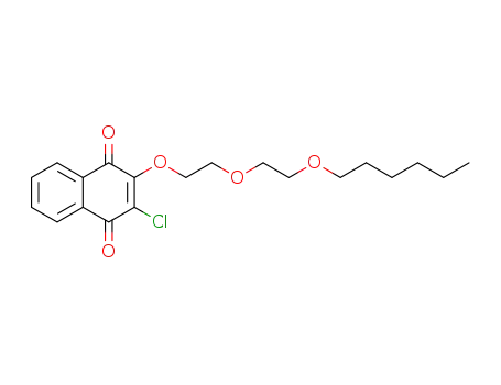 2-(2-(2-(hexyloxy)ethoxy)ethoxy)-3-chloro-1,4-naphthoquinone