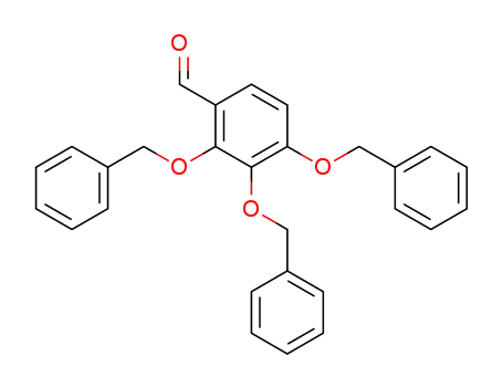 Molecular Structure of 27916-67-2 (Benzaldehyde, 2,3,4-tris(phenylmethoxy)-)