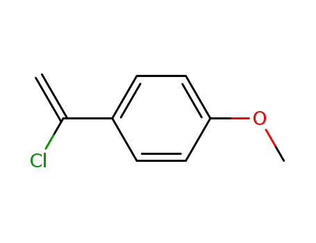 Molecular Structure of 40811-01-6 (Benzene, 1-(1-chloroethenyl)-4-methoxy-)
