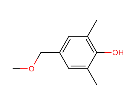 Molecular Structure of 5048-02-2 (2,6-Dimethyl-4-(methoxymethyl)phenol)