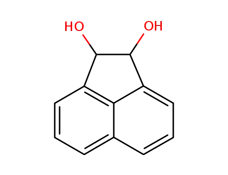 Molecular Structure of 17976-92-0 (1,2-dihydroacenaphthylene-1,2-diol)