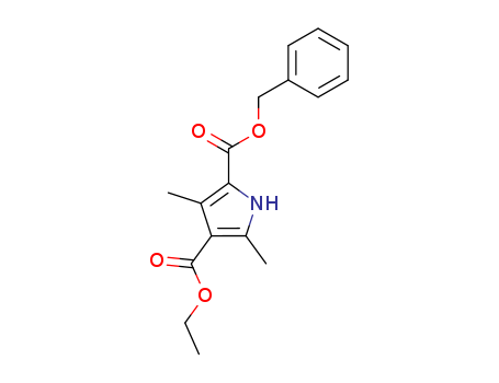 2-Benzyloxycarbonyl-3,5-dimethyl-4-ethoxycarbonylpyrrole